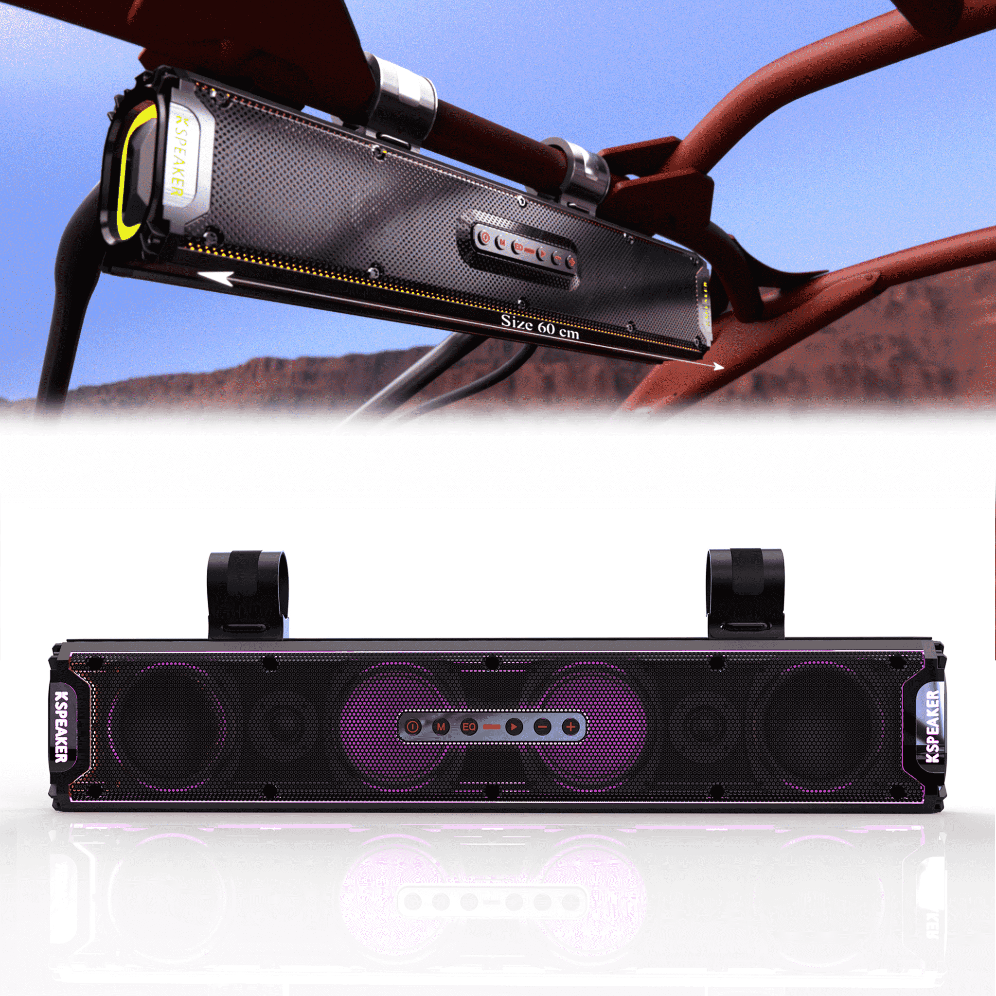 Kspeaker UTV Speakers K66PLUS