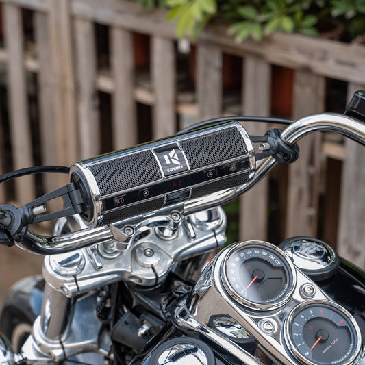 KSPEAKER K2CH Chrome Motorcycle Bluetooth Speakers