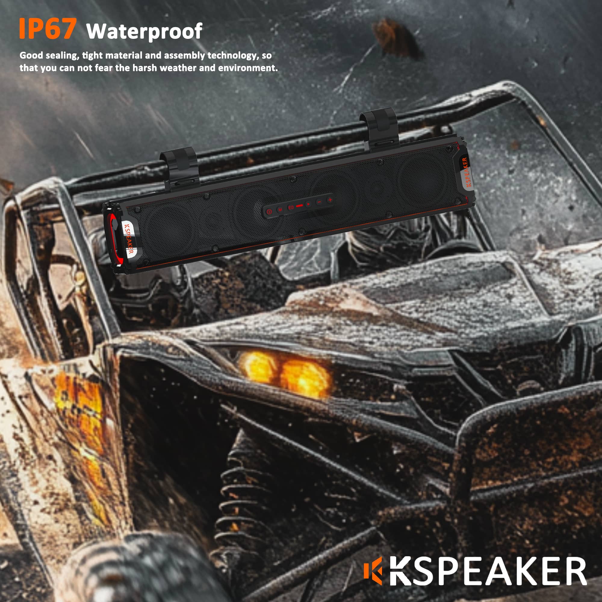 Kspeaker UTV Speakers K66-MAX/PLUS/Ultra
