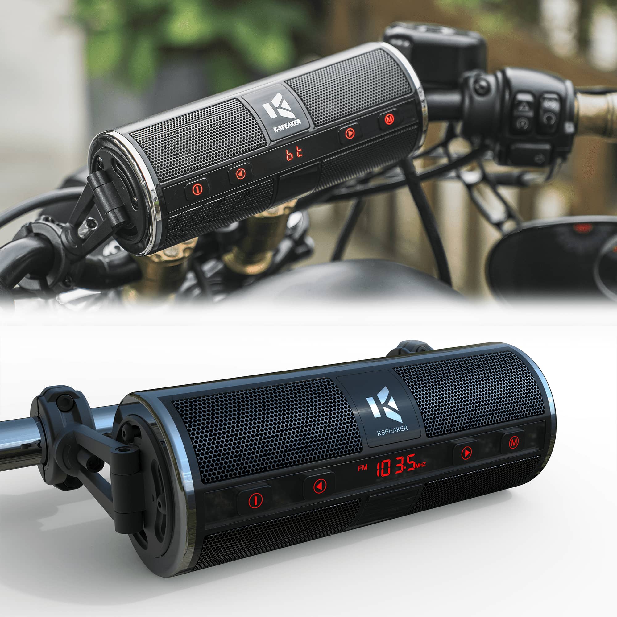 Motorcycle Speakers K2BL HighPower Sound | IP67