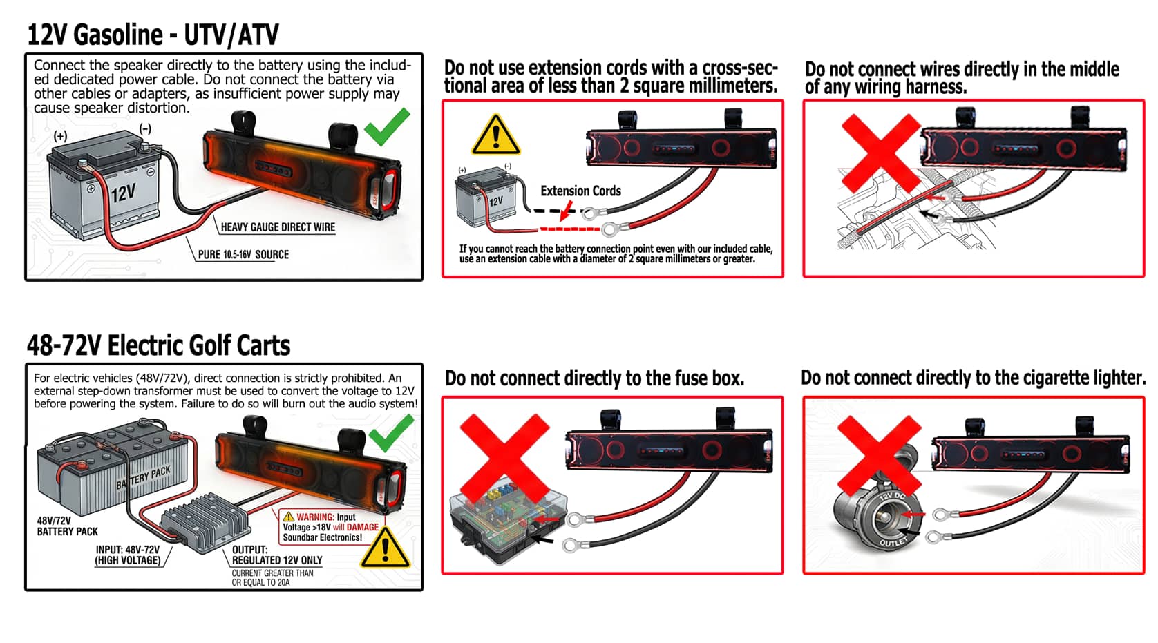 Kspeaker UTV Speakers K66-MAX/PLUS/Ultra