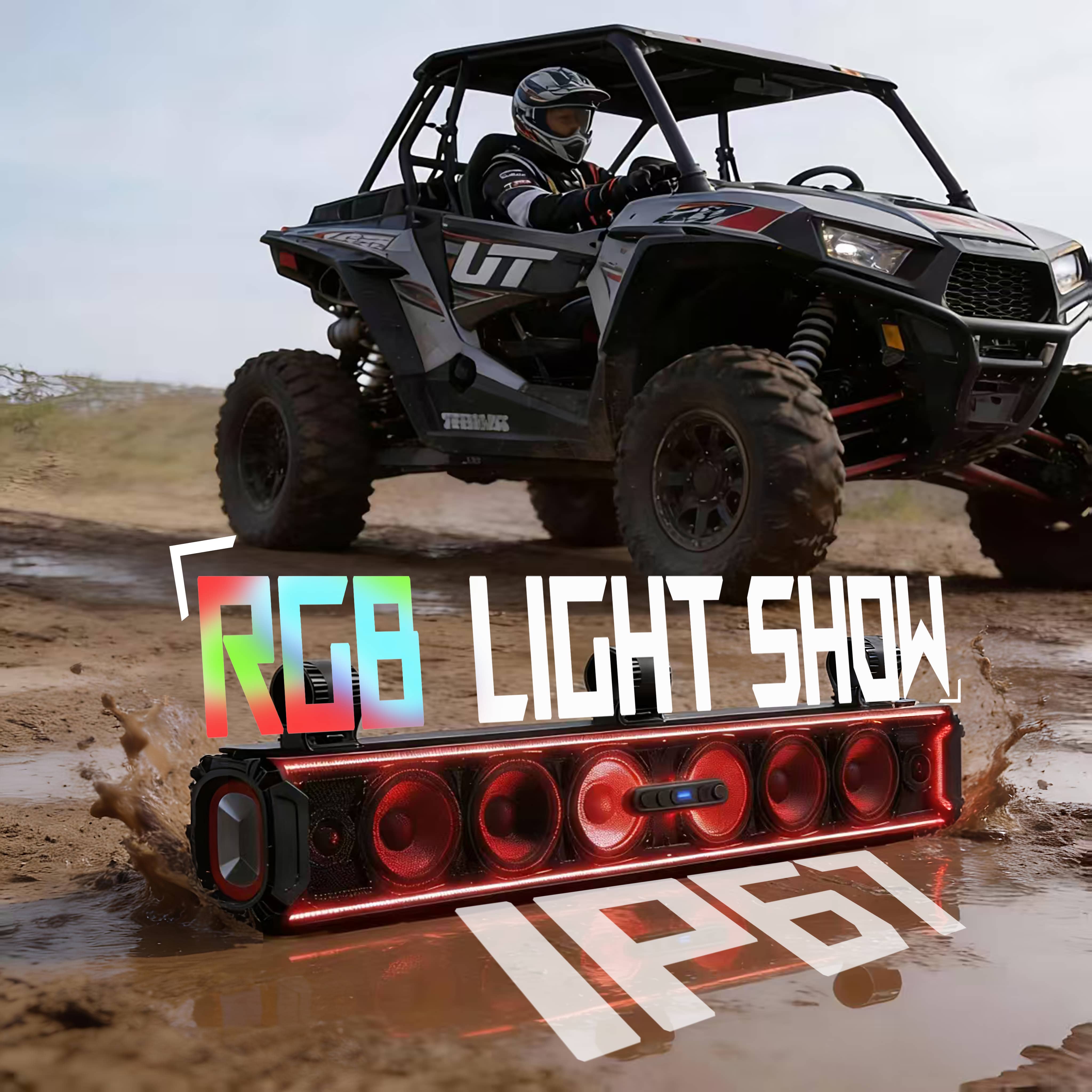 KSPEAKER UTV Bluetooth Sound System with Subwoofer - K66MAX