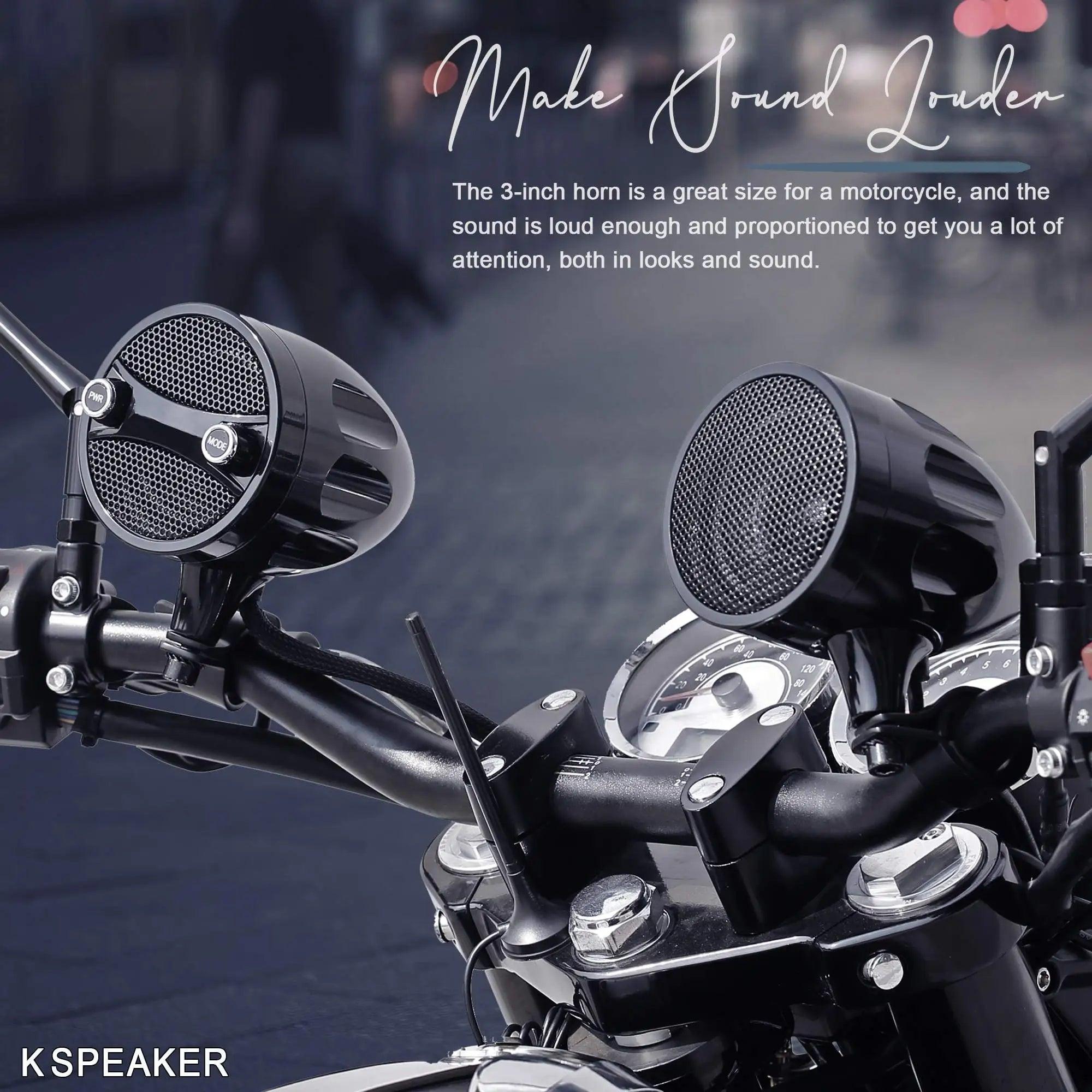 motorcycle handlebar speakers