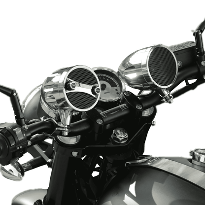 KSPEAKER High-Output 800W Motorcycle Handlebar Audio Setup | Bluetooth 5.4 & FM Playback