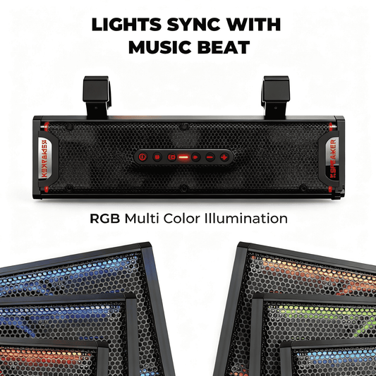 KSPEAKER Multicolor UTV Soundbar with Deep Bass