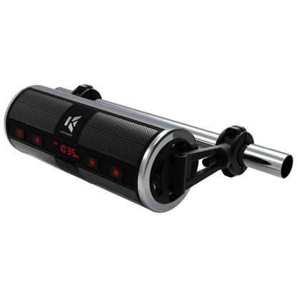 KSPEAKER K2 black motorcycle handlebar speakers with easy mounting system