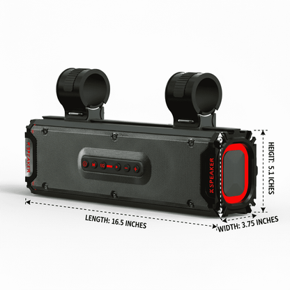 KSPEAKER Multicolor UTV Soundbar with Deep Bass