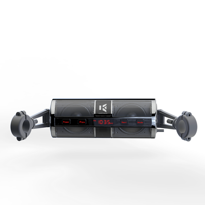 KSPEAKER K2 800W motorcycle handlebar Bluetooth speakers with mounting brackets