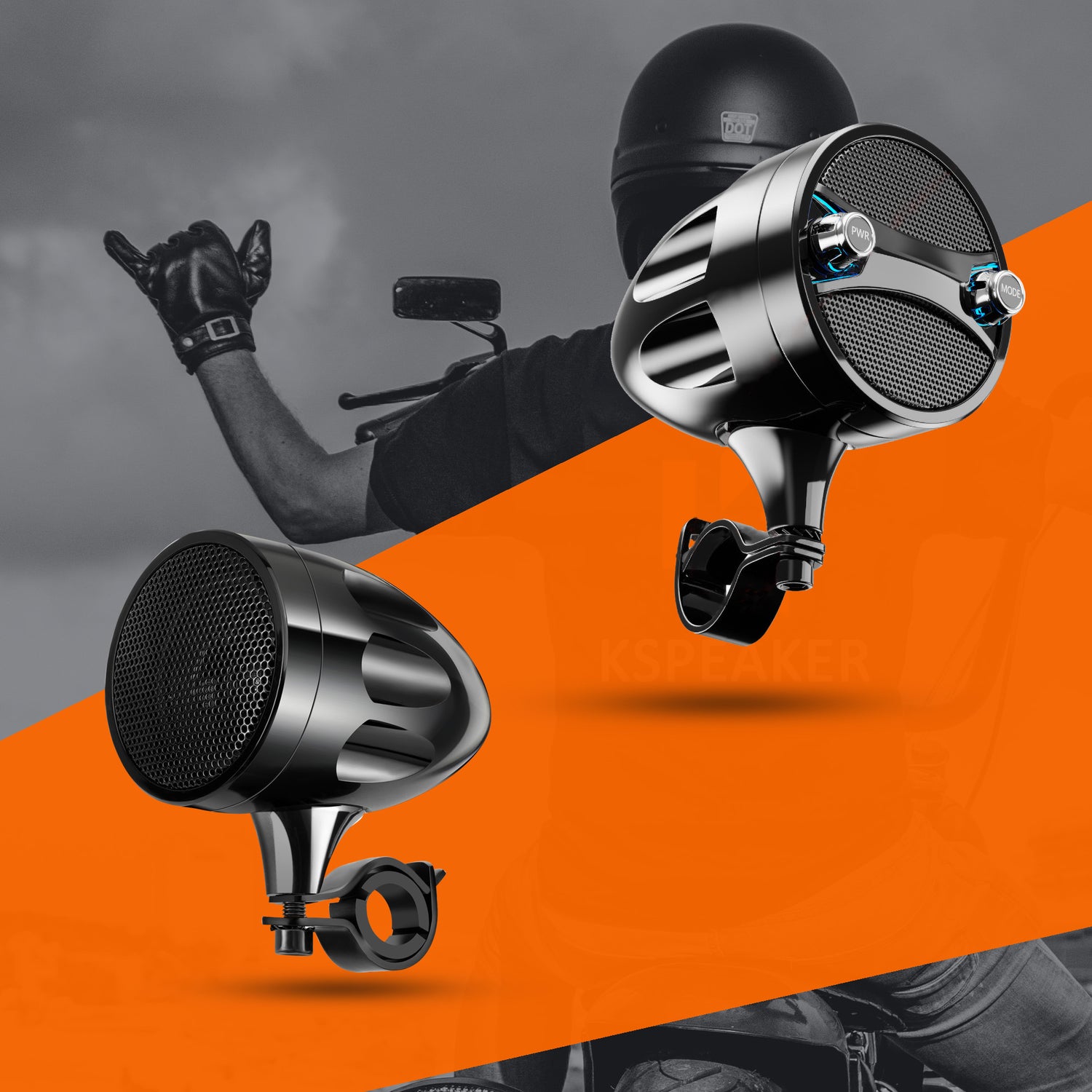 Kspeaker Motorcycle Speakers S7BL