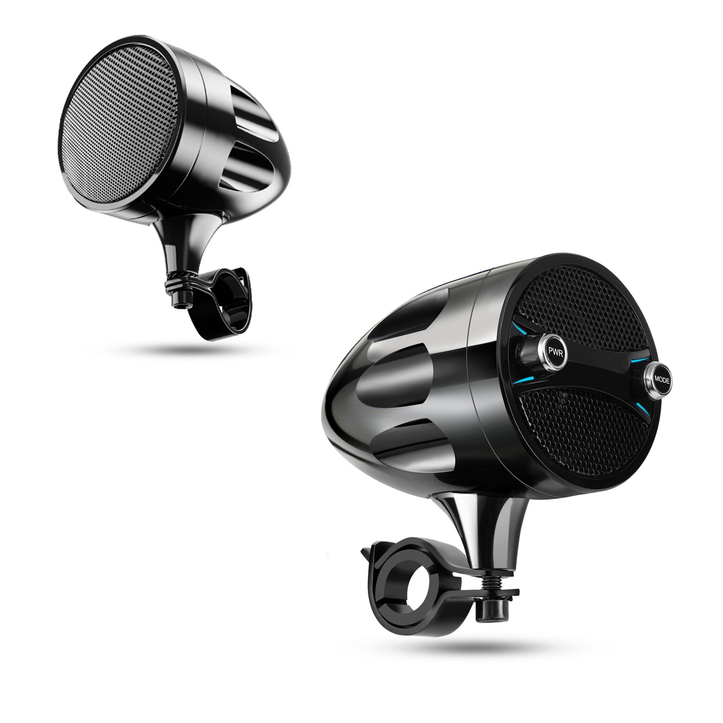 KSPEAKER High-Output 800W Motorcycle Handlebar Audio Setup | Bluetooth 5.4 & FM Playback