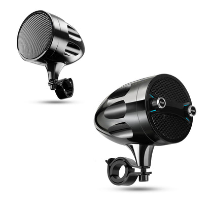 KSPEAKER High-Output 800W Motorcycle Handlebar Audio Setup | Bluetooth 5.4 & FM Playback