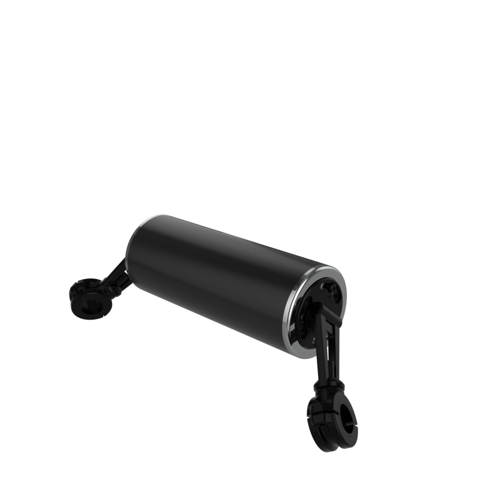 KSPEAKER K2 motorcycle handlebar speaker rear view with mounting brackets