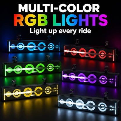 KSPEAKER K100 soundbar with multi-color RGB lights for UTV ATV and golf cart rides