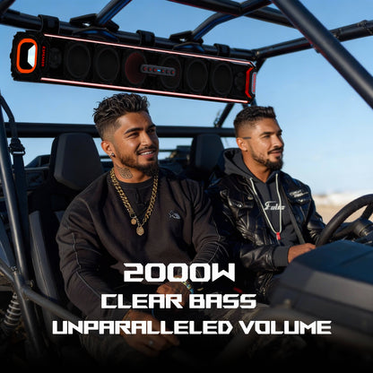 KSPEAKER UTV Bluetooth Sound System with Subwoofer - K66MAX