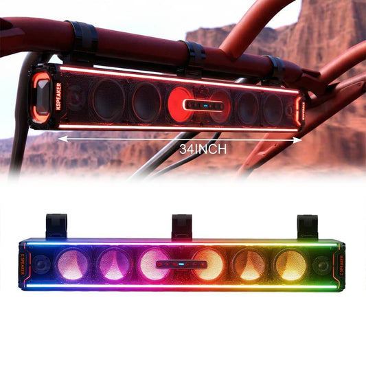 KSPEAKER UTV Bluetooth Sound System with Subwoofer - K66MAX
