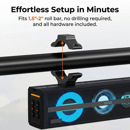 KSPEAKER K100PLUS Amplified Audio System for UTV / ATV
